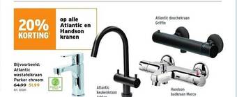 GAMMA Atlantic en handson kranen aanbieding