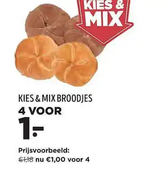 Kies & mix broodjes