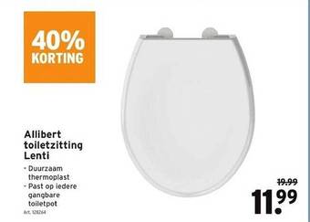 GAMMA Allibert toiletzitting lenti aanbieding