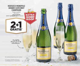 Jumbo Heidsieckmonopole grande cuvée brut champagne aanbieding