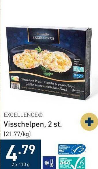 ALDI Excellence visschelpen aanbieding