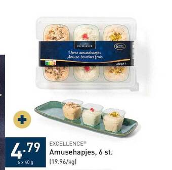 ALDI Excellence amusehapjes aanbieding