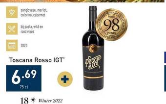 ALDI Toscana rosso igt aanbieding