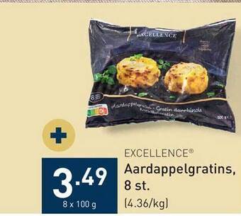 ALDI Excellence aardappelgratins aanbieding