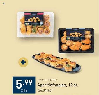 ALDI Excellence aperitiefhapjes aanbieding