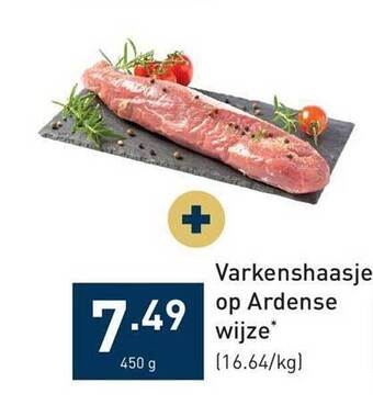 ALDI Varkenshaasje op ardense wijze aanbieding