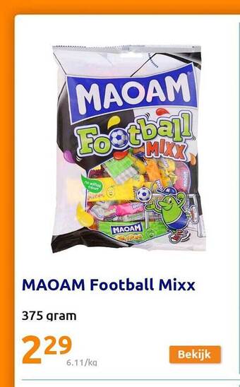 Action Maoam football mixx aanbieding