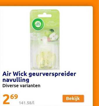 Action Air wick geurverspreider navulling aanbieding