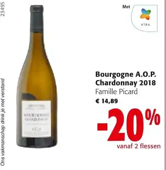 Colruyt Bourgogne A.O.P. Chardonnay 2018 aanbieding
