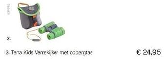 Terra kids verrekijker met opbergtas