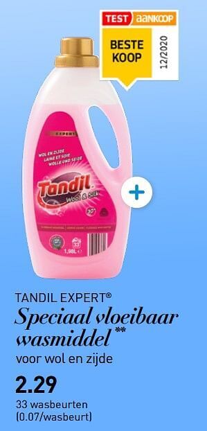 ALDI Speciaal vloeibaar wasmiddel aanbieding
