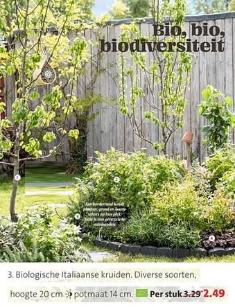 Biologische italiaanse kruiden