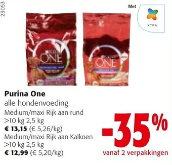 Colruyt Purina One alle hondenvoeding aanbieding