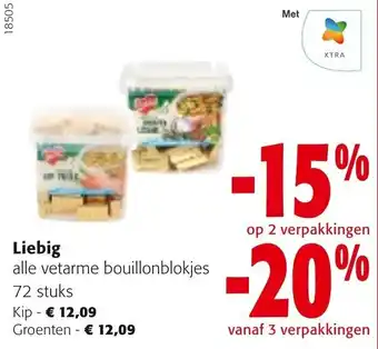 Colruyt Liebig Kip, Groenten aanbieding