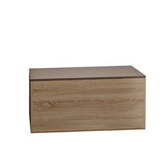 Leen Bakker Symbiosis schoenenkast Orte - eikenkleur/taupe - 43,2x89x39,2 cm - Leen Bakker aanbieding