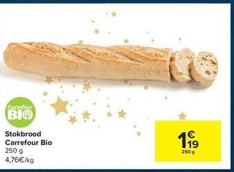 Hyper Carrefour Stokbrood aanbieding