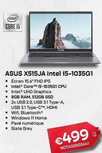 CompuDeals Asus intel i5 aanbieding