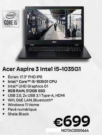 CompuDeals Acer aspire 3 intel i5 aanbieding