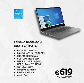 Lenovo ideapad 3 intel i3