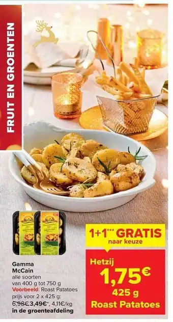 Hyper Carrefour Gamma mccain roast patatoes aanbieding
