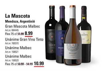Sligro La mascota aanbieding