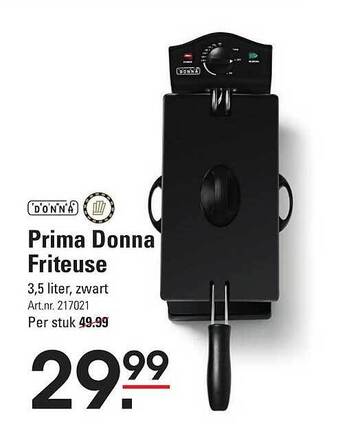 Sligro Prima donna friteuse aanbieding