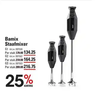 Sligro Bamix staafmixer aanbieding