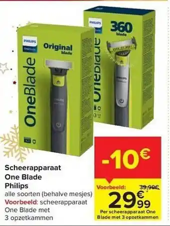 Scheerapparaat one blade philips