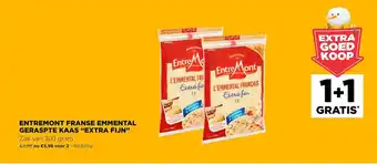 Jumbo Entremont franse emmental geraspte kaas extra fijn aanbieding