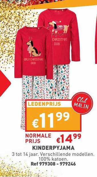 Trafic Kinderpyjama aanbieding