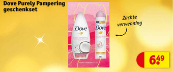 Kruidvat Dove Purely Pampering geschenkset aanbieding