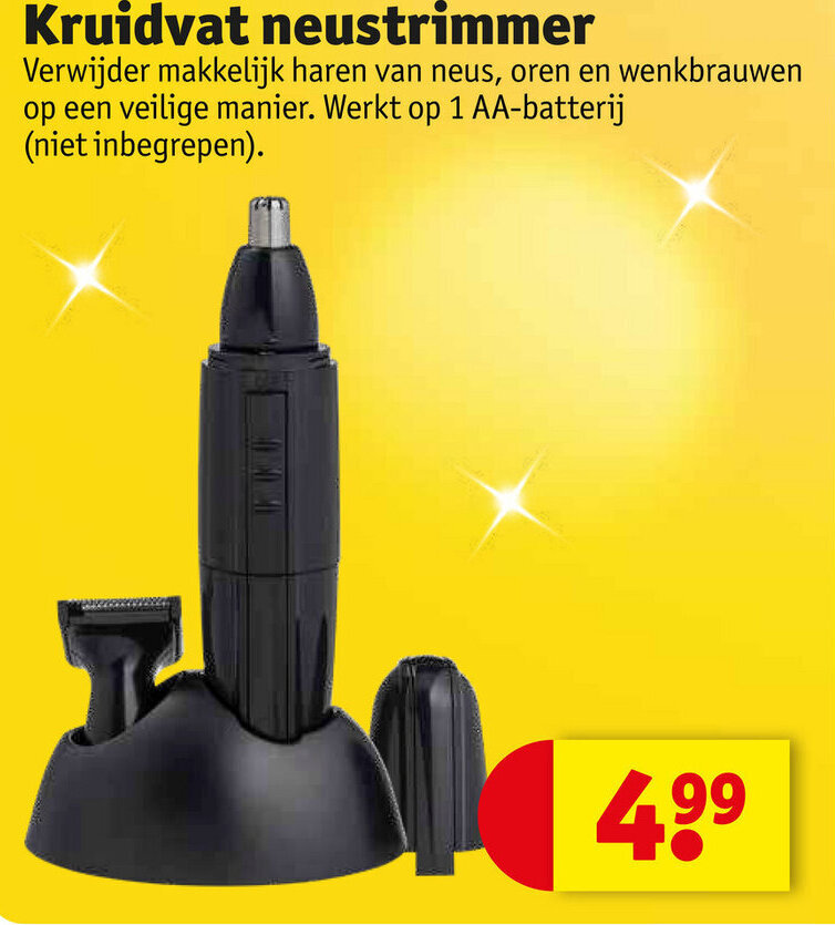 Kruidvat neustrimmer promotie bij Kruidvat