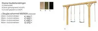 Multi bazar Douglas schommel mufasa onbehandeld aanbieding