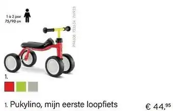 Pukylino, mijn eerste loopfiets