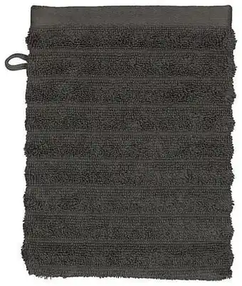 HEMA HEMA Washand Zware Kwaliteit Structuur Donkergrijs (donkergrijs) aanbieding