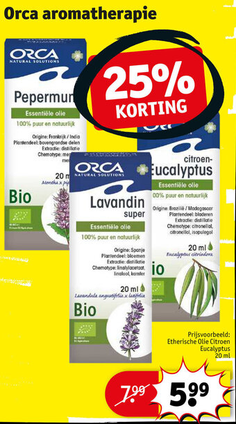 Kruidvat Orca aromatherapie aanbieding