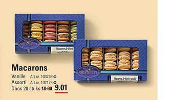 Sligro Macarons aanbieding