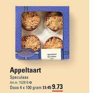 Sligro Appeltaart aanbieding