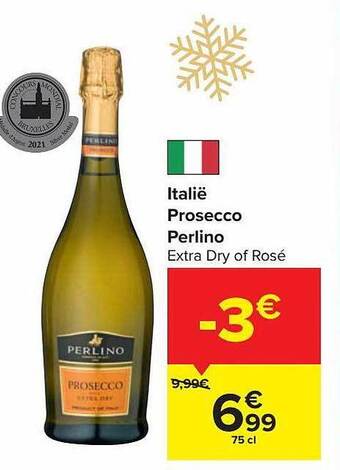 Carrefour Market Prosecco perlino aanbieding