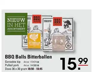 Sligro Bbq balls bitterballen aanbieding