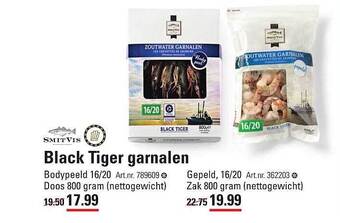 Sligro Black tiger garnalen aanbieding