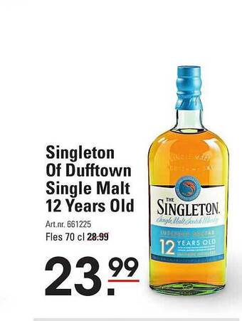 Singleton of dufftown single malt 12 years old