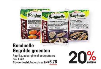 Sligro Bonduelle gegrilde groenten aanbieding