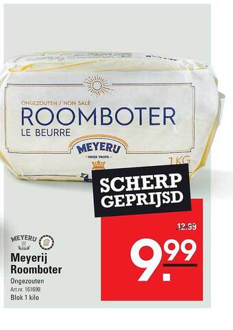 Sligro Meyerij roomboter aanbieding
