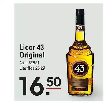 Sligro Licor 43 original aanbieding
