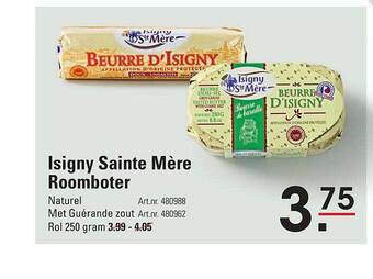 Sligro Isigny sainte mère roomboter aanbieding