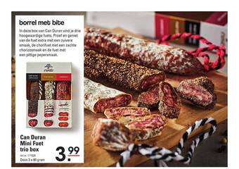 Can duran mini fuet trio box