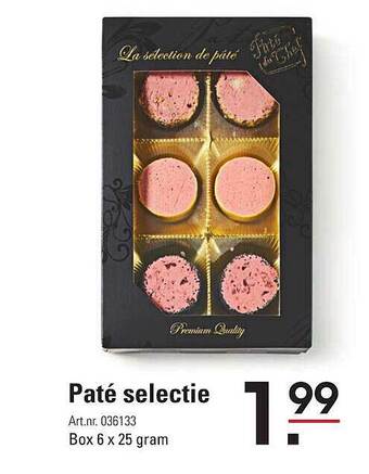 Paté selectie
