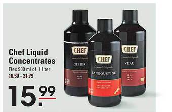 Chef liquid concentrates