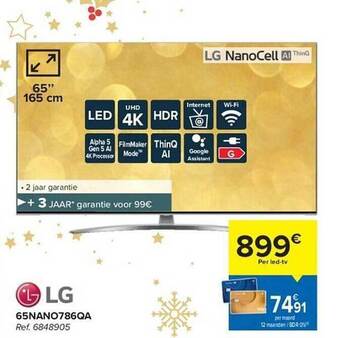 Hyper Carrefour Lg ledtv aanbieding